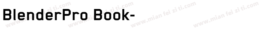 BlenderPro Book字体转换